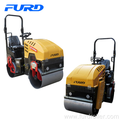 Asphalt Pavement Vibration 1ton Double Drum Road Roller